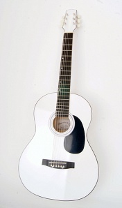 H-34-WH Акустическая гитара, отделка глянцевая эмаль, Амистар