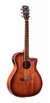 GA-MEDX-M-OP-bag Grand Regal Series Электро-акустическая гитара, цвет натуральный, с чехлом, Cort