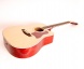 F641 Акустическая гитара, с вырезом, цвет натуральный, Caraya