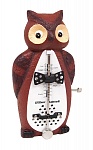 839031 Taktell Owl Метроном механический, без звонка, сова, Wittner