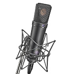008661 Neumann U 87 Ai MT Studio Set Микрофон студийный, с амортизатором, черный, Sennheiser 