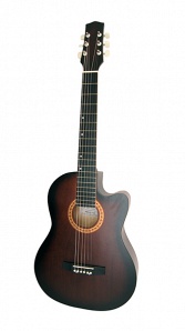 H-32-N Акустическая гитара, отделка матовая, с вырезом Амистар