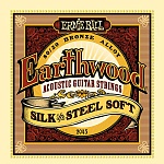 P02045 Earthwood Silk & Steel Soft Струны для акустической гитары сталь+шелк 11-52, Ernie Ball