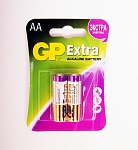 GP15AX-CR2 Extra Элемент питания АА, алкалиновый, 2шт, GP 
