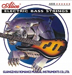 A606(4)-M Комплект струн для бас-гитары, никель, 45-105 Alice
