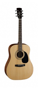 LD001-NAT Акустическая гитара, дредноут, цвет натуральный, Lutner