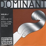 130 Dominant Отдельная струна E/Ми для скрипки размером 4/4, среднее натяжение, Thomastik