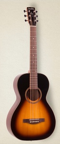 035151 Woodland Pro Parlor Sunburst HG Акустическая гитара, Simon & Patrick