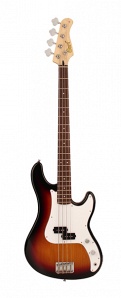 GB54P-2TS GB Series Бас-гитара, санберст, Cort