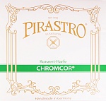 375600 Chromcor Отдельная струна G/Соль (5 октава) для арфы, сталь/посереберенная, Pirastro
