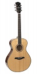 P680-WCASE-NAT Электро-акустическая гитара, цвет натуральный, с футляром, Parkwood