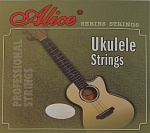 AU04 Комплект струн для укулеле, прозрачный нейлон Alice