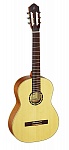 R121SN Family Series Классическая гитара, размер 4/4, узкий гриф, матовая, с чехлом, Ortega