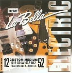 20PCM Комплект струн для электрогитары плоская оплетка 012-052 La Bella