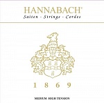 1869MHT 1869 Комплект струн для классической гитары, средне-сильное натяжение, Hannabach