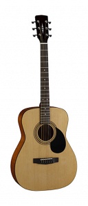 LF002-NS Акустическая гитара, цвет натуральный матовый, Lutner