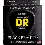 BKB-40 Black Beauties Комплект струн для бас-гитары, сталь, с покрытием, 40-100, DR