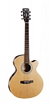 SFX-ME-OP SFX Series Электро-акустическая гитара, с вырезом, цвет натуральный, Cort