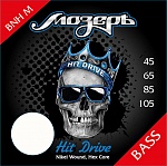 BNH-M Hit Drive Комплект струн для бас-гитары, никелевый сплав, 45-105, Мозеръ