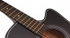 FFG-1038BK Акустическая гитара, черная, с вырезом, Foix