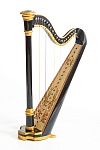 MLH0014 Capris Арфа 21 струнная (A4-G1), цвет черный глянцевый, Resonance Harps