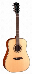 P610 Акустическая гитара, дредноут, с футляром, Parkwood
