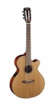 CEC5-NAT Classic Series Классическая гитара, со звукоснимателем, с вырезом, цвет натуральный, Cort