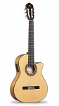 6.770 Flamenco Conservatory 7FC Классическая гитара со звукоснимателем E8, с вырезом, Alhambra 