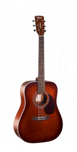EARTH70-BR Earth Series Акустическая гитара, коричневая, Cort