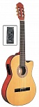 C955CEQ Классическая гитара с звукоснимателем, с вырезом, Caraya