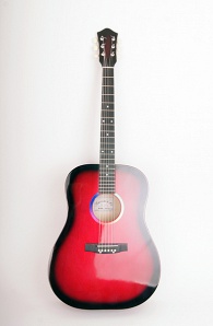 H-613-RD Акустическая гитара, днедноут, художественная отделка, Амистар