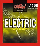 A608(4)-L Light Комплект струн для бас-гитары, сталь/сплав никеля, 040-095, Alice