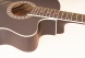 C931-BK Акустическая гитара, с вырезом, черная, Caraya