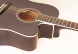 F601-BK Акустическая гитара, с вырезом, черная, Caraya