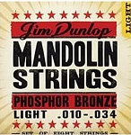 DMP1034 Комплект струн для мандолины, фосф.бронза, Light, 10-34, Dunlop