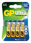 GP15AUP-2CR4 Ultra Plus Элемент питания АА алкалиновый, 4шт, GP