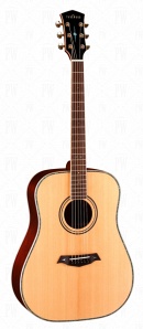 P810 Акустическая гитара, дредноут, с футляром, массив ели, Parkwood