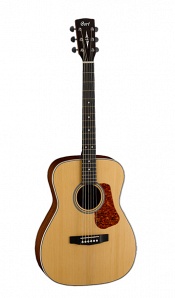 L100C-NAT Luce Series Акустическая гитара, цвет натуральный глянцевый, Cort