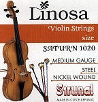 1020-3/4 Saturn Linosa Комплект струн для скрипки 3/4, Strunal