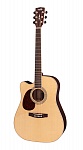 MR710F-LH-NS MR Series Электро-акустическая гитара леворукая, с вырезом, цвет натуральный, Cort
