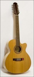 JC980 Акустическая гитара джамбо 12-струнная с вырезом Strunal