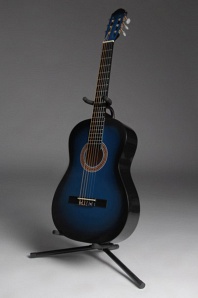 ML-AM1-BL Акустическая гитара, матовая, синий санберст, MiLena-Music