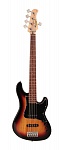 GB35JJ-3TS GB Series Бас-гитара 5-струнная, санберст, Cort
