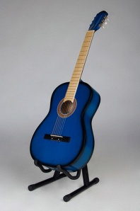 ML-CM1-BL Классическая гитара, матовая, синий санберст, MiLena-Music